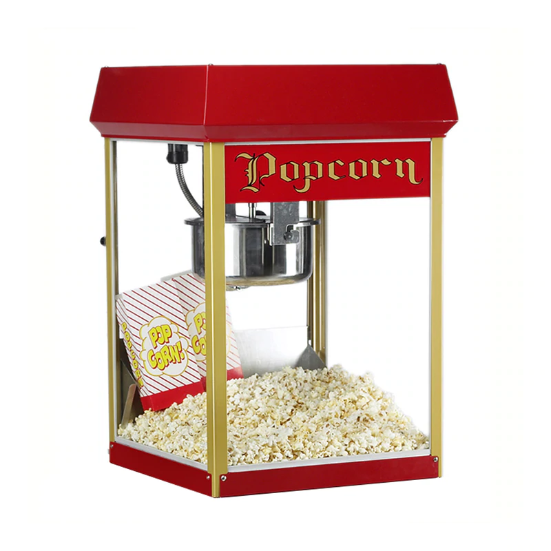 New Commercial Rotary Rocker Popcorn Machine Automatic Operation of Small  Stall Pop Corn Maker Children's Gifts Corn Machine